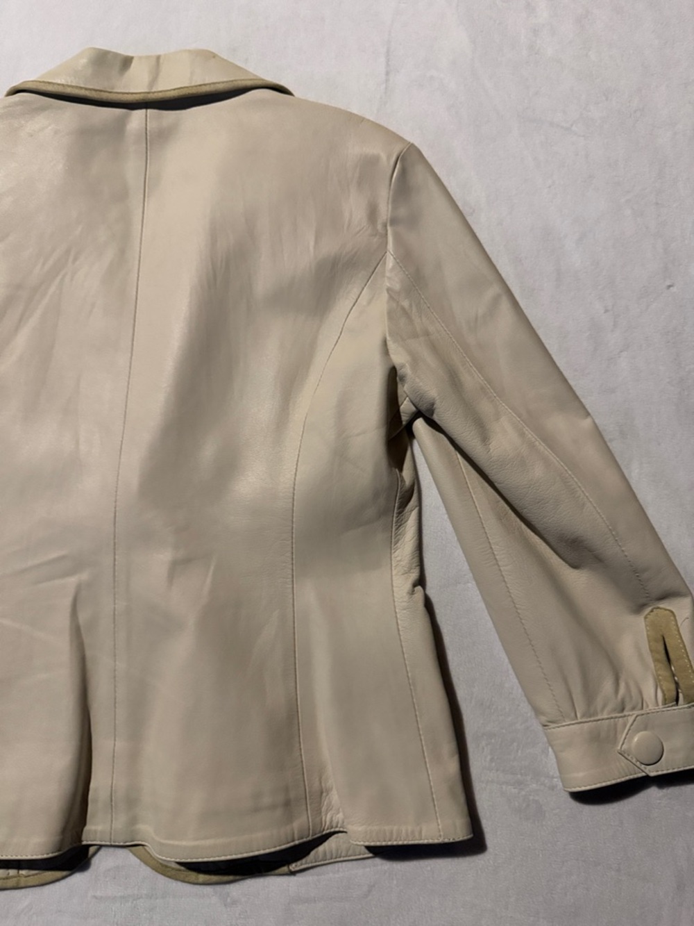 Cristiano Di Thiene soft Italian made leather blazer Vintage - Picture 11 of 11